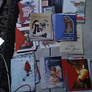 Potluck Set of 55 Assorted Mismatched Christmas Cards With Envelopes. NWOT.